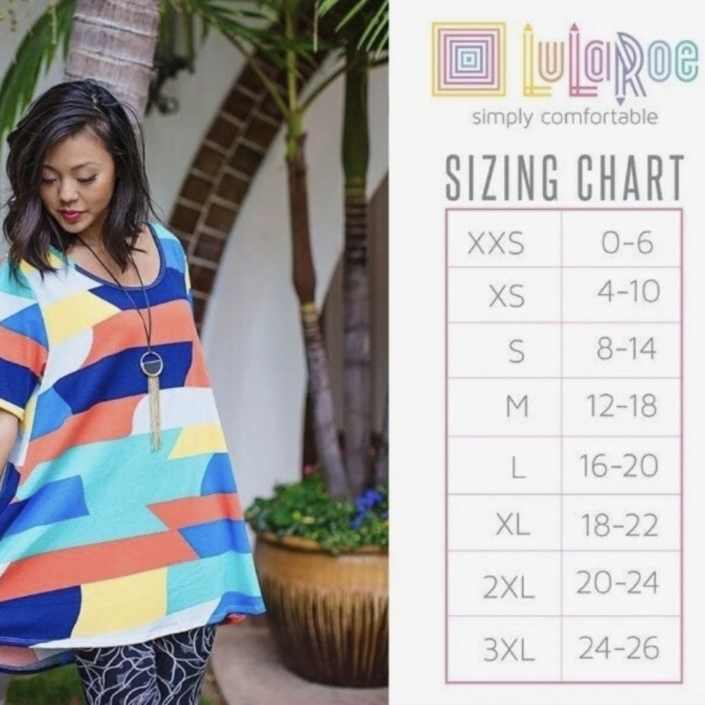 LuLaRoe Sally Perfect T Short Sleeve Top - Picture 5 of 5
